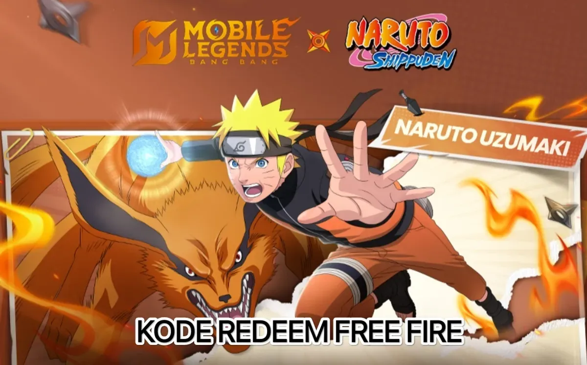Klaim kode redeem ML terbaru Mei 2025 kolaborasi MLBB x Naruto. (IG ML)