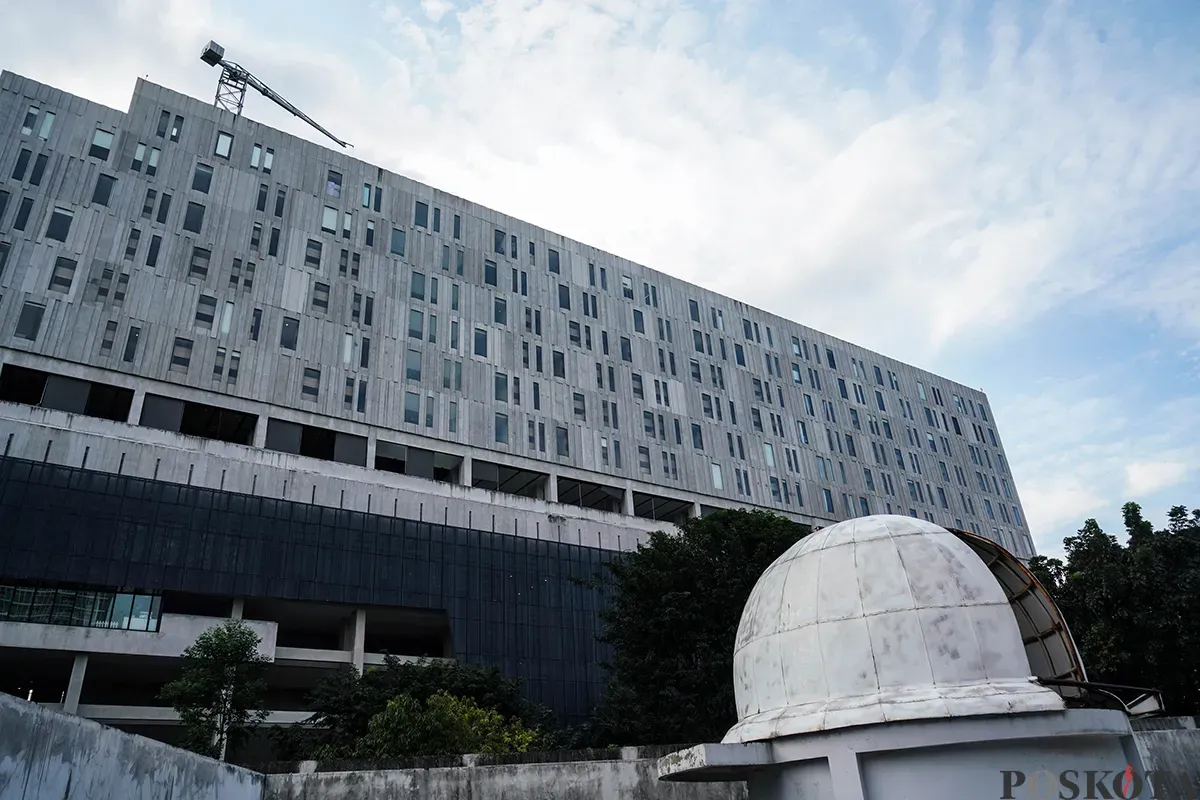 Kondisi bangunan dan fasilitas edukasi di Planetarium Taman Ismail Marzuki (TIM), Jakarta, Selasa, 20 Mei 2025. (Sumber: Poskota/Bilal Nugraha Ginanjar)