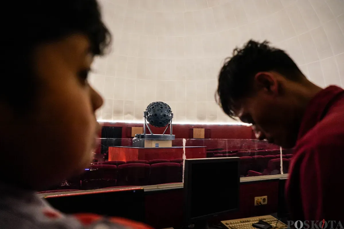 Kondisi bangunan dan fasilitas edukasi di Planetarium Taman Ismail Marzuki (TIM), Jakarta, Selasa, 20 Mei 2025. (Sumber: Poskota/Bilal Nugraha Ginanjar)