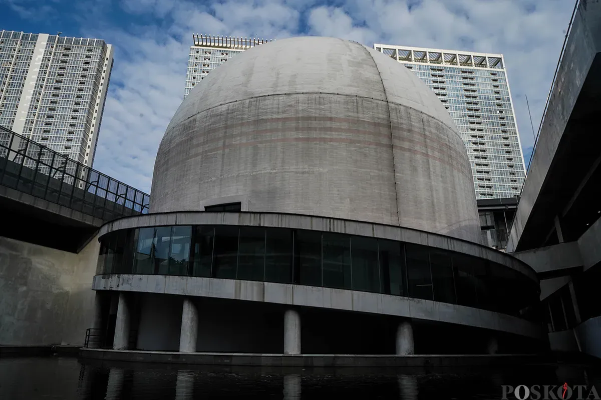 Kondisi bangunan dan fasilitas edukasi di Planetarium Taman Ismail Marzuki (TIM), Jakarta, Selasa, 20 Mei 2025. (Sumber: Poskota/Bilal Nugraha Ginanjar)