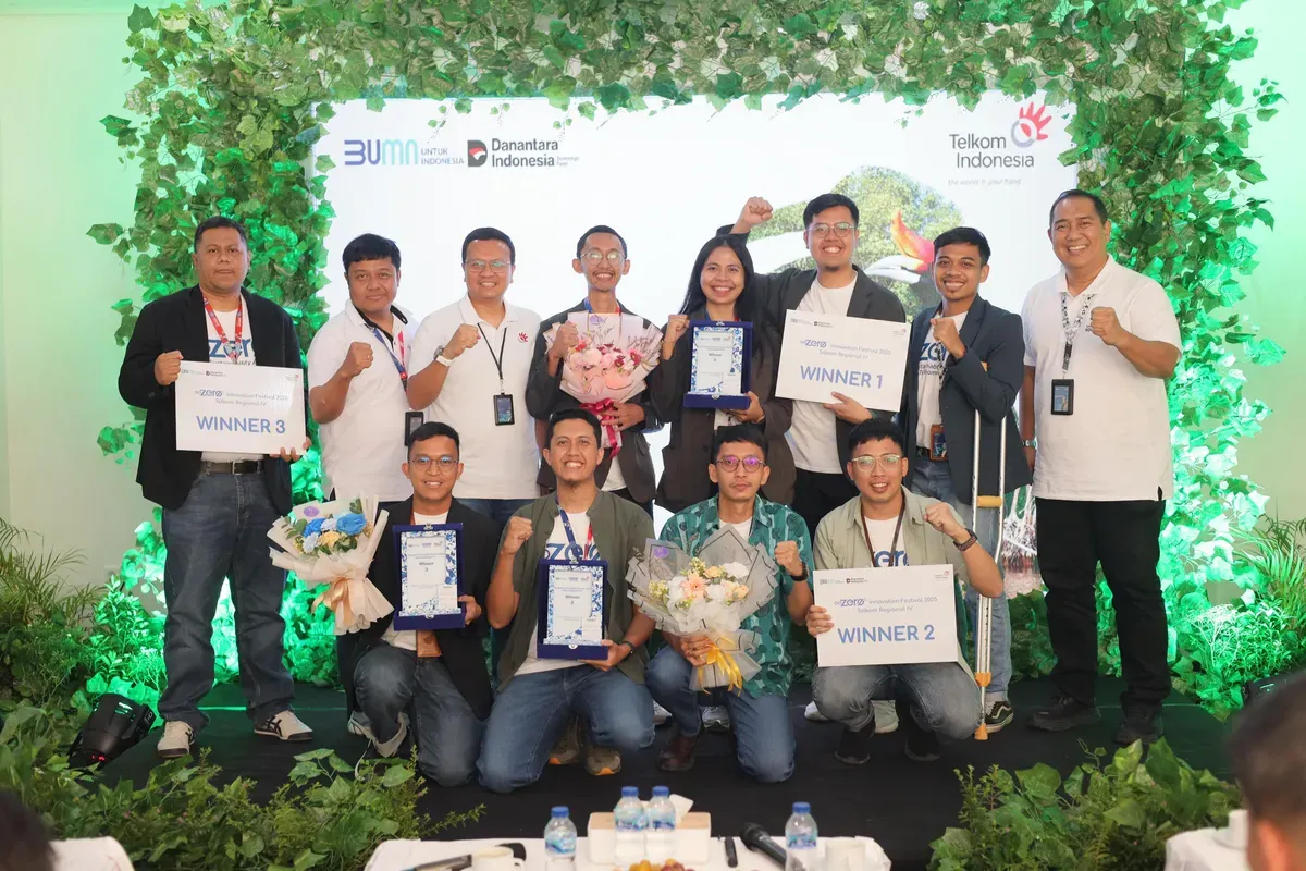 Karyawan Telkom Regional IV Kalimantan berpartisipasi dalam GoZero% Innovation Festival di Tarakan, Kalimantan Utara, Rabu, 14 Mei 2025. (Sumber: PT Telkom Indonesia (Persero) Tbk)