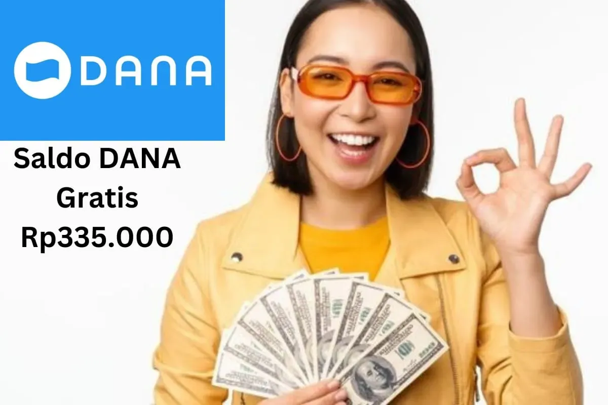 Klaim saldo DANA gratis Rp335.000 masuk ke dompet elektronik Rabu 21 Mei 2025. (Sumber: Poskota/Gabriel Omar Batistuta)