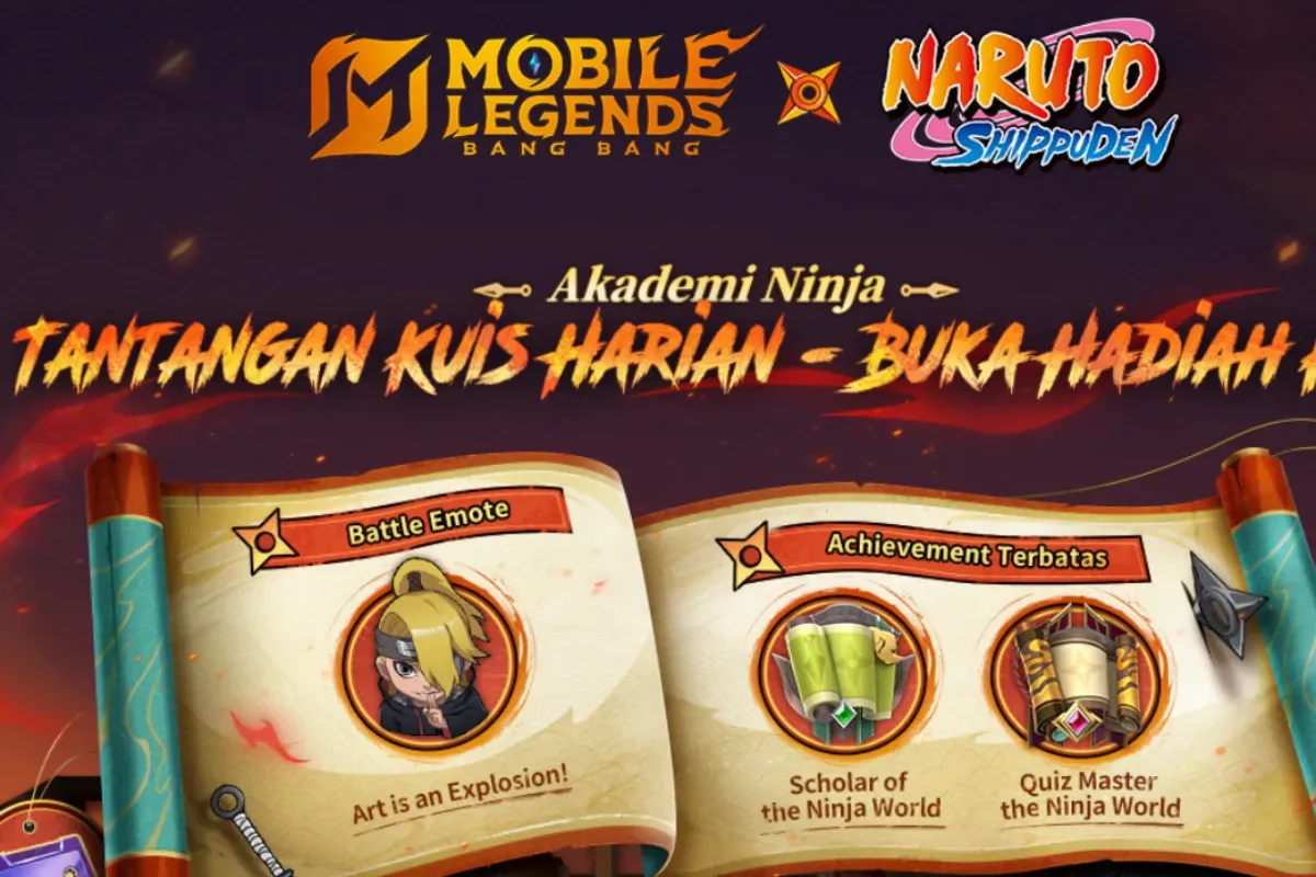 Bocoran kunci jawaban kuis akademi ninja MLBB x Naruto. (Sumber: Instagram/Mobile Legends)