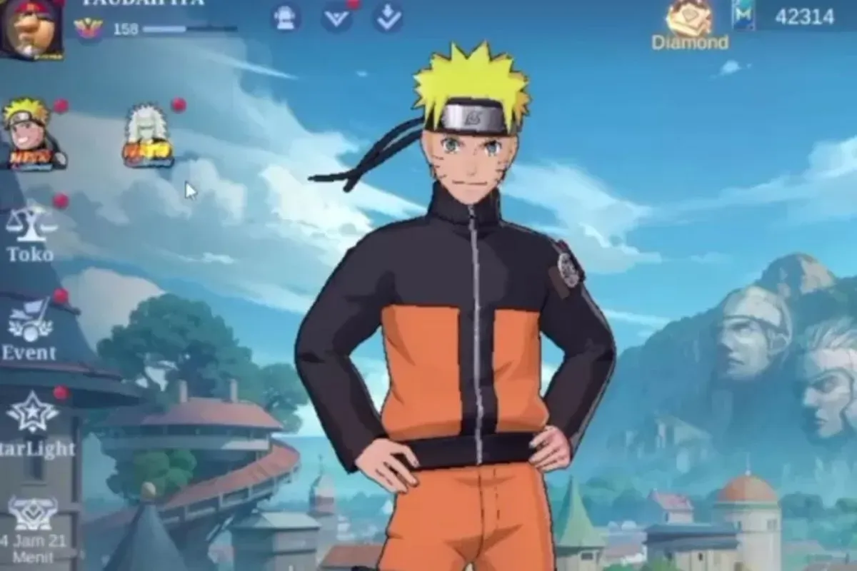 Akademi Ninja MLBB x Naruto. (Sumber: Istimewa)