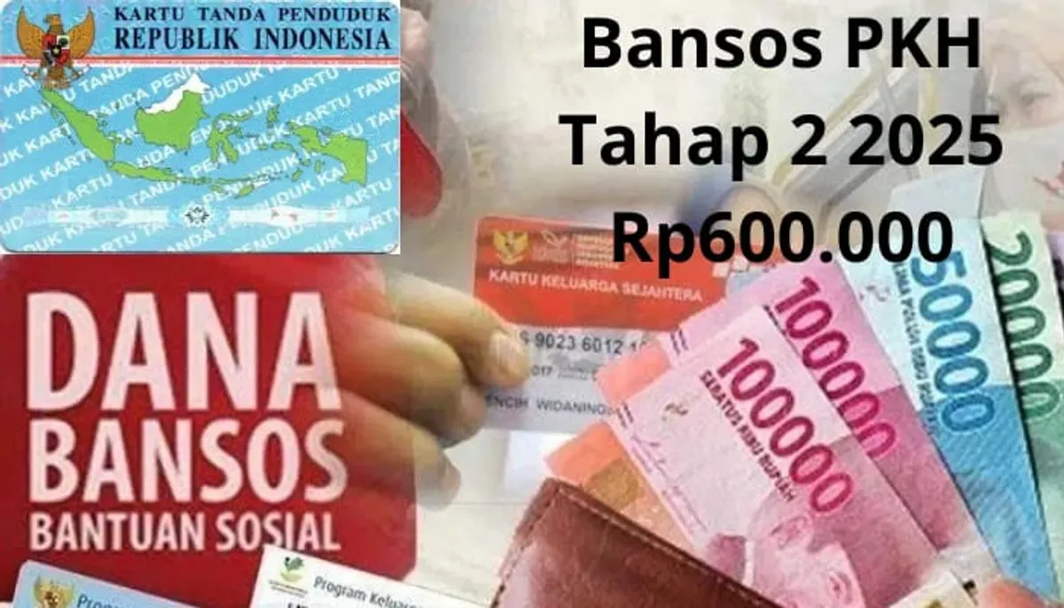 Bansos PKH tahap 2 2025 Rp600.000 siap disalurkan kepada NIK e-KTP kamu lewat Rekening KKS. (Sumber: Poskota/Gabriel Omar Batistuta)