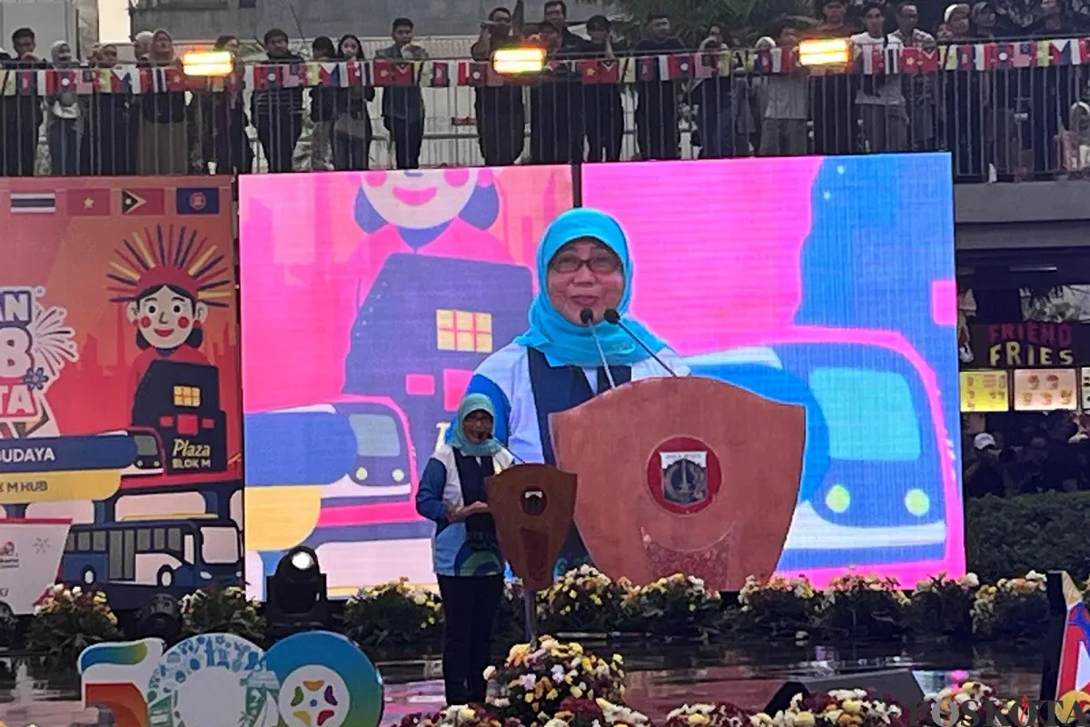 Ketua Harian Panitia HUT Ke-498 DKI Jakarta, Suharini Eliawati. (Sumber: POSKOTA | Foto: M Tegar Jihad)