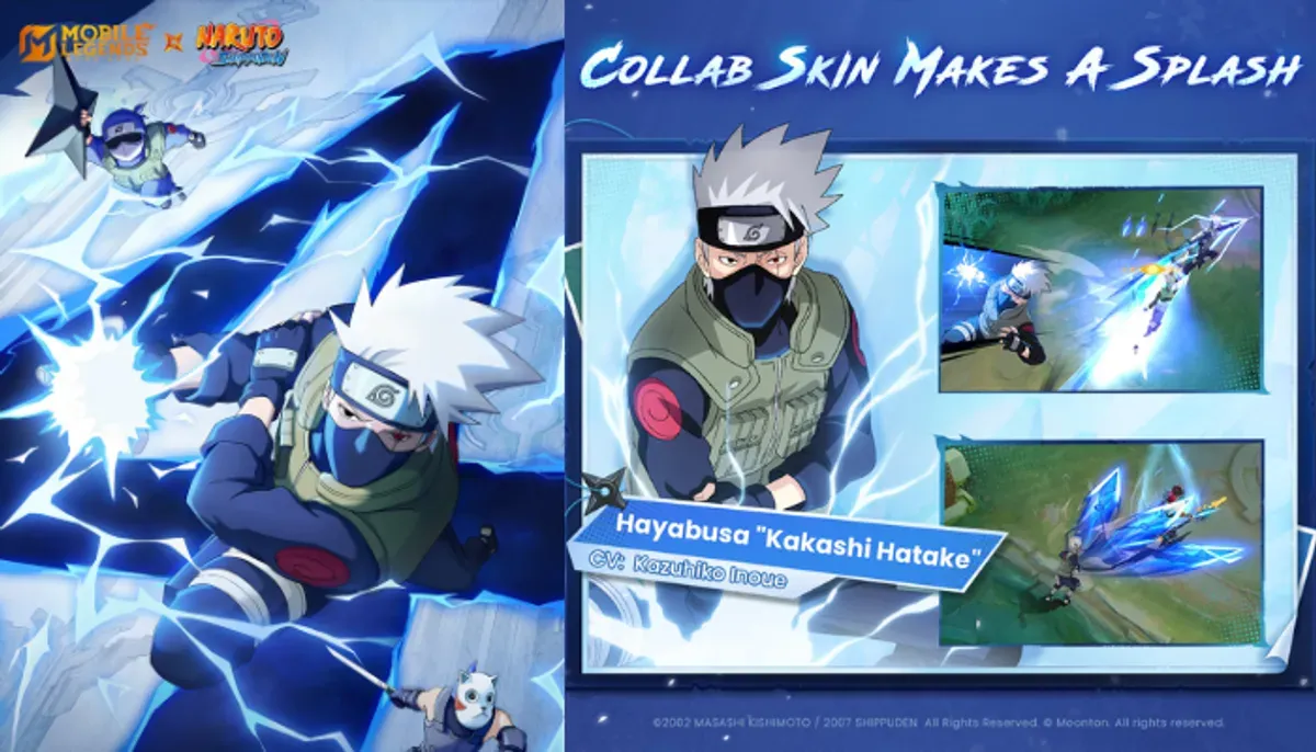 Event kolaborasi MLBB x Naruto 2025! Jawab kuis Hokage generasi ke-6 dan raih skin Kakashi. (Sumber: MobileLegendsOL)