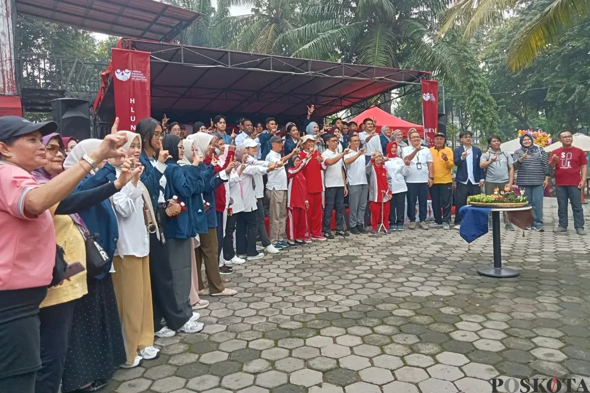 Suasana acara peringatan hari lansia nasional di Sentra Pangudi luhur Bekasi di Jlalan HM Joyo Martono No.19, Bekasi Timur, Kota Bekasi, Minggu, 25 Mei 2025. (Sumber: Poskota/Nurpini Aulia Rapika)
