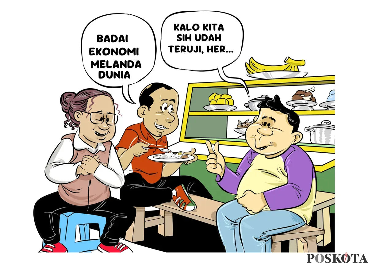 Obrolan Warteg: Badai Menghadang, Tetap Tenang (Sumber: Poskota/Arif Setiadi)