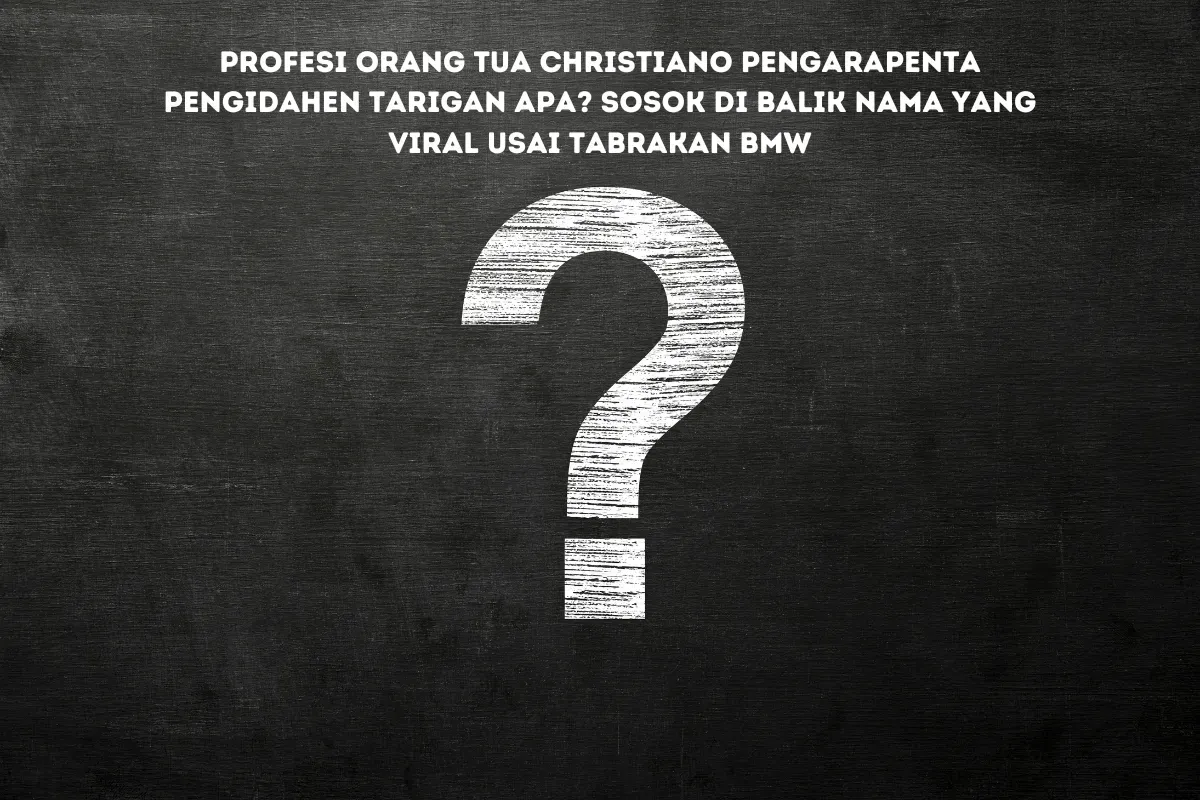 Christiano Pengarapenta Pengidahen Tarigan, diduga sebagai pengemudi BMW dalam kecelakaan Sleman.