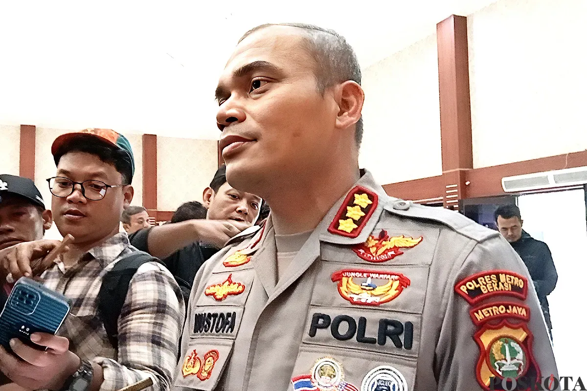 Kapolres Metro Bekasi, Kombespol Mustofa. (Sumber: POSKOTA | Foto: Nurpini Aulia Rapika)