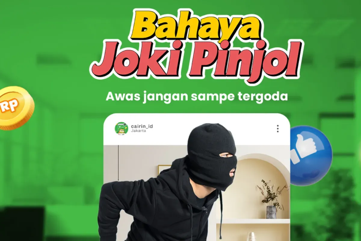 Ilustrasi bahaya menggunakan jasa joki pinjol. (Sumber: Instagram/Cairin)