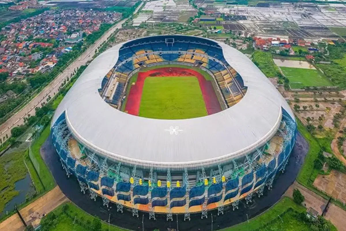 Potret Stadion Gelora Bandung Lautan Api (GBLA) markas Persib Bandung. (Sumber: Istimewa)