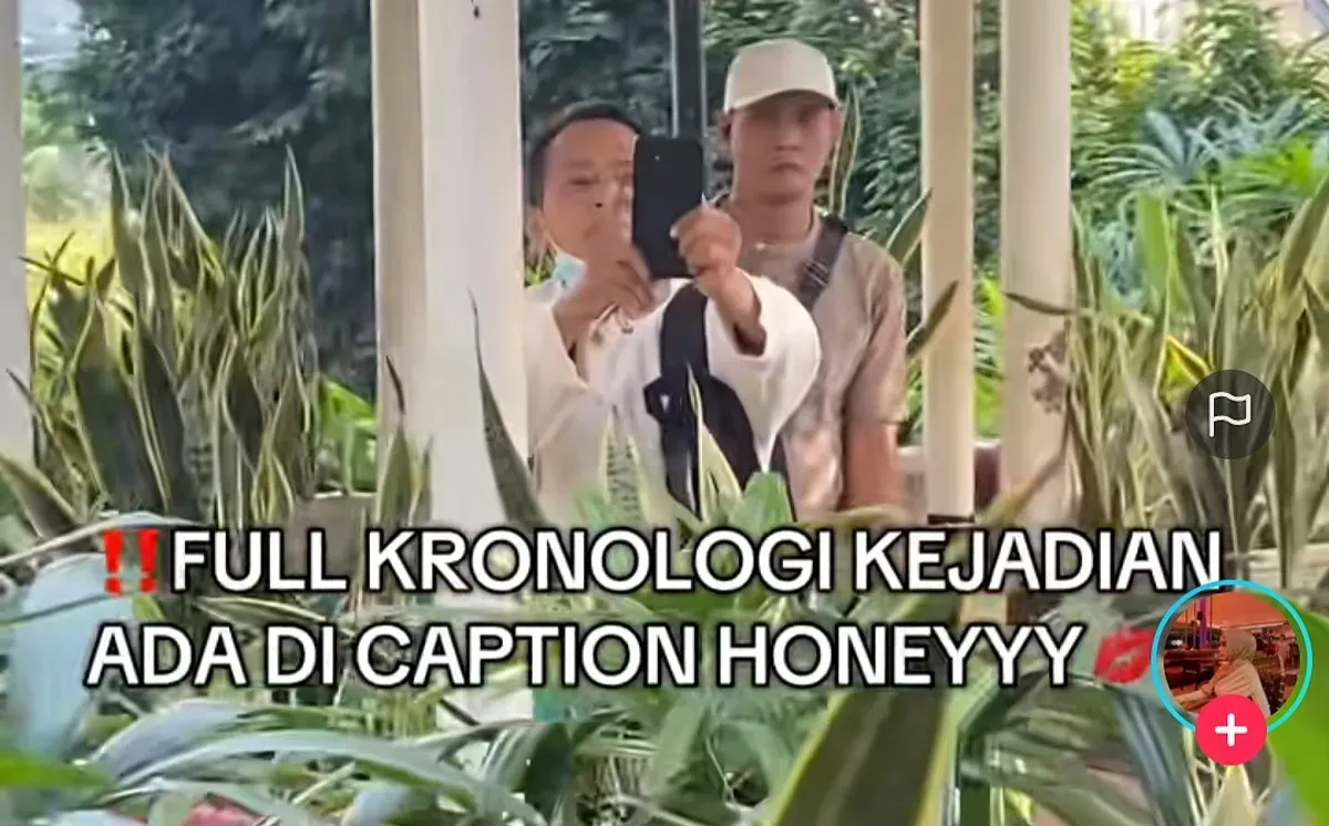 Tangkap layar aksi rasisme oleh seorang pria kepada wanita di Halte Transjakarta, Tanjung Duren, Jakarta Barat, Kamis, 29 Mei 2025. (Sumber: TikTok: Sabyyna)