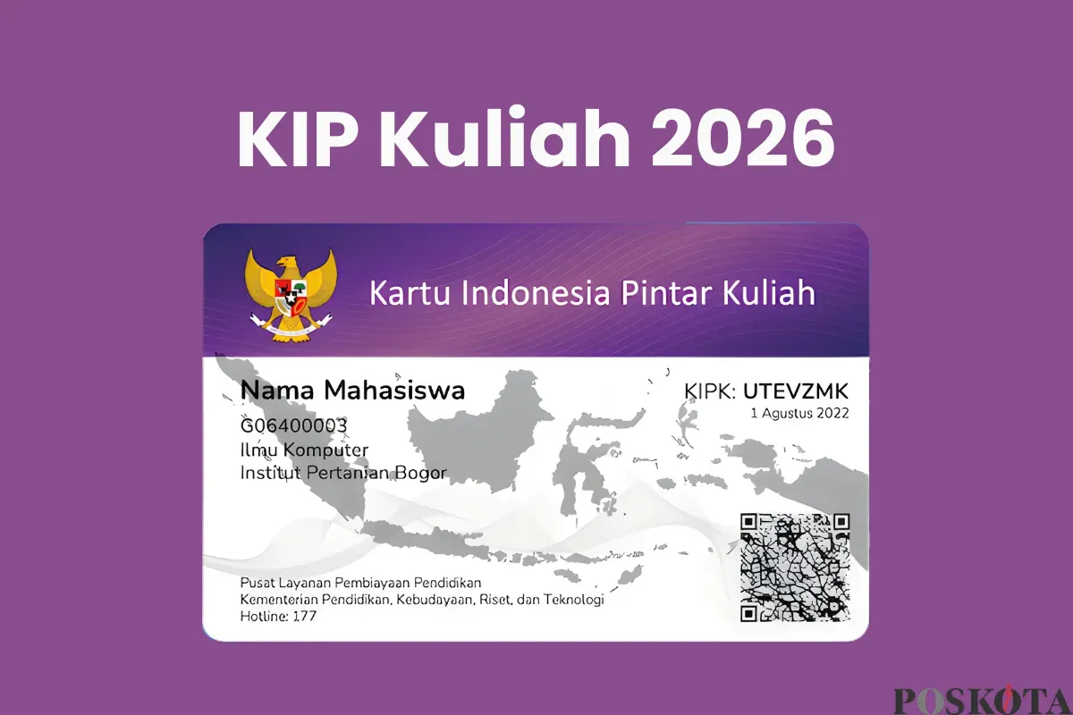 Cara Daftar dan Link KIP Kuliah 2026 Jalur SNBP Lengkap dengan Jadwalnya (Sumber: kip-kuliah.kemdiktisaintek.go.id/Edited Muhammad Ibrahim)