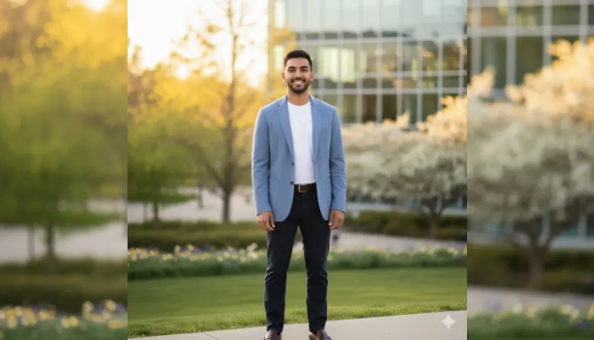 Foto LinkedIn biasa tidak lagi menarik perhatian? Ubah selfie jadi foto profesional dengan AI. Pelajari rahasia prompt yang tepat agar hasilnya natural dan disukai perekrut. (Sumber: Poskota/Gemini AI)