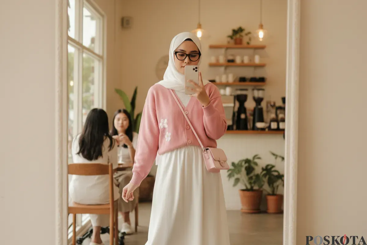 Hasil edit foto estetik pakai prompt Gemini AI. (Sumber: Gemini AI)