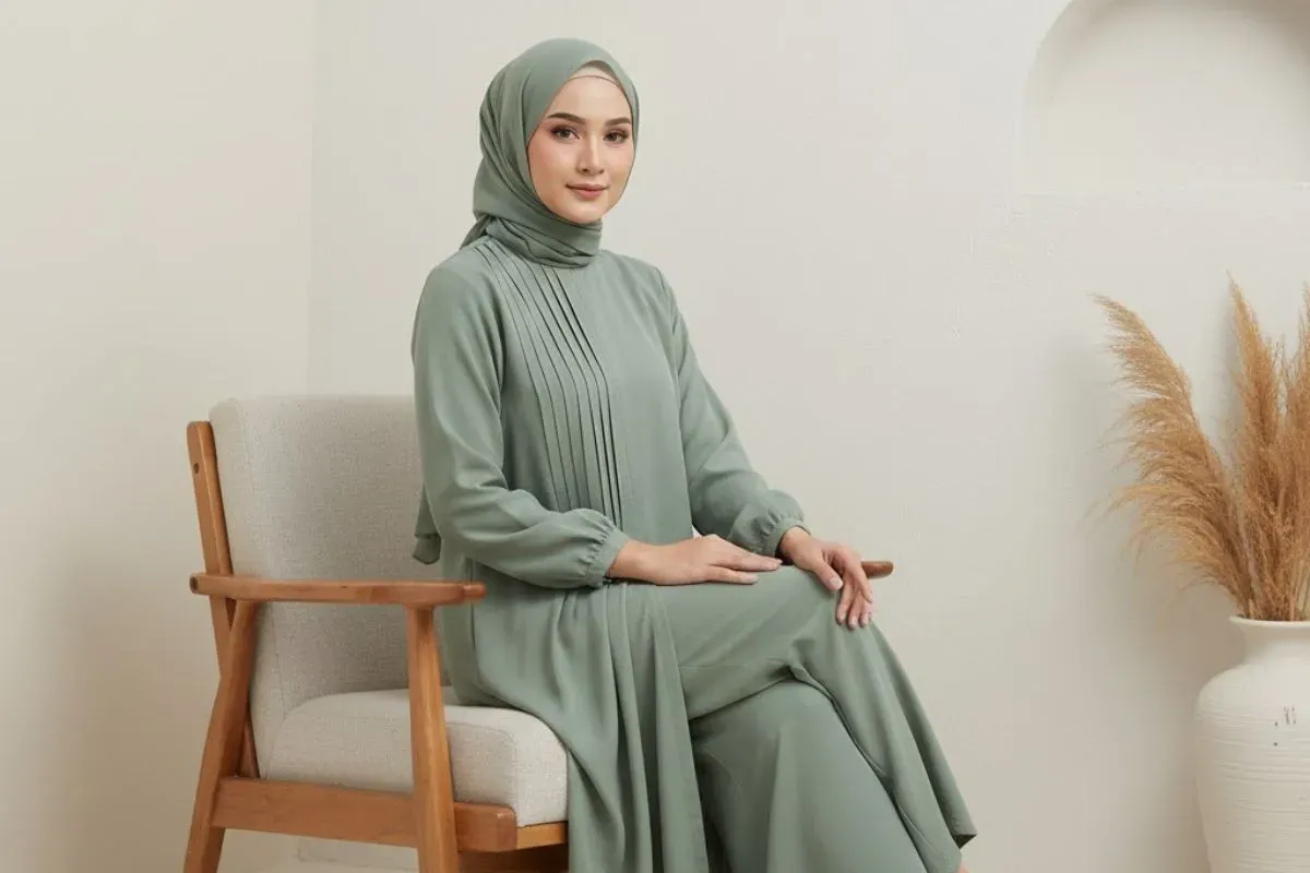 Prompt Gemini AI foto wanita berhijab kekinian. (Sumber: Istimewa)