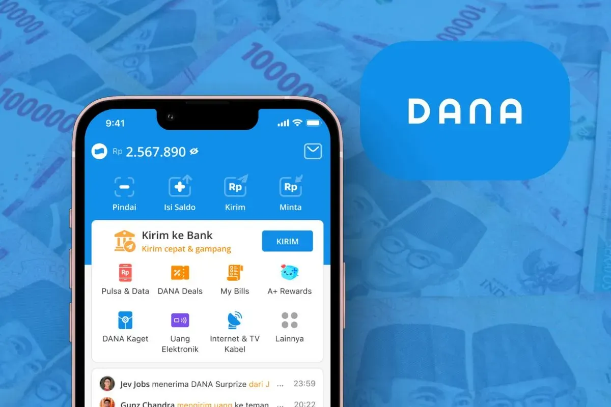 cara klaim saldo dana gratis. (Sumber: Poskota/Faiz)