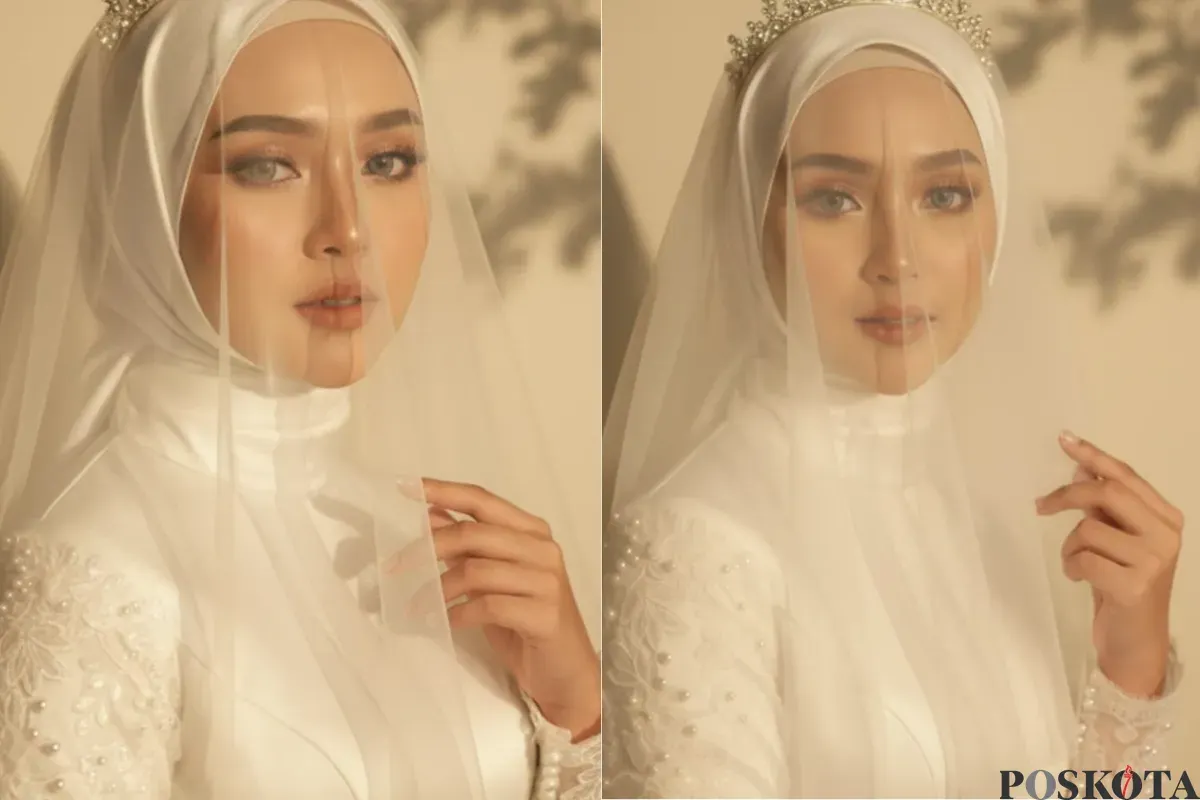 Edit Foto ala Pernikahan Pakai Gaun Mewah di Gemini AI (Sumber: TikTok/@lynrw_)