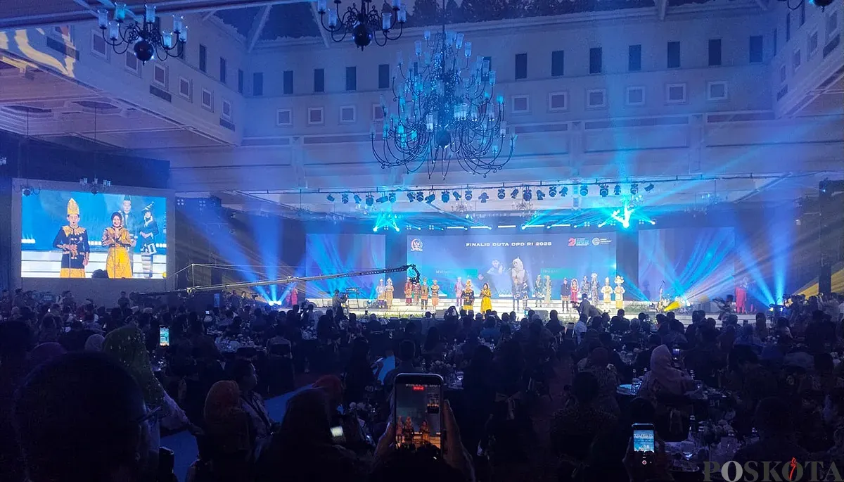 Kemeriahan Grand Final Penganugerahan Duta DPD RI 2025 di Balai Sudirman, Tebet, Jakarta Selatan, pada Senin, 3 November 2025. (Sumber: POSKOTA | Foto: Heri Effendi)