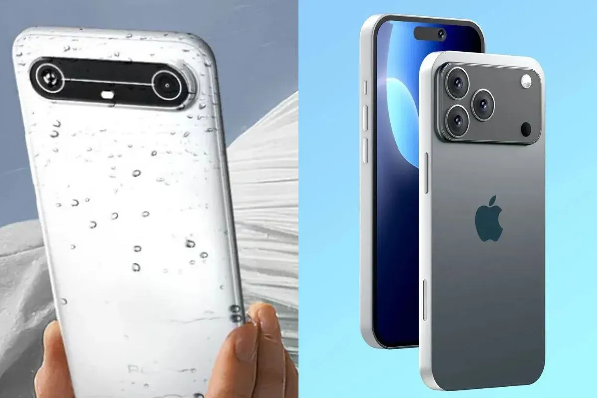 Spesifikasi hp Tecno Pova Slim vs iPhone 17 Air (Sumber: Kolase)