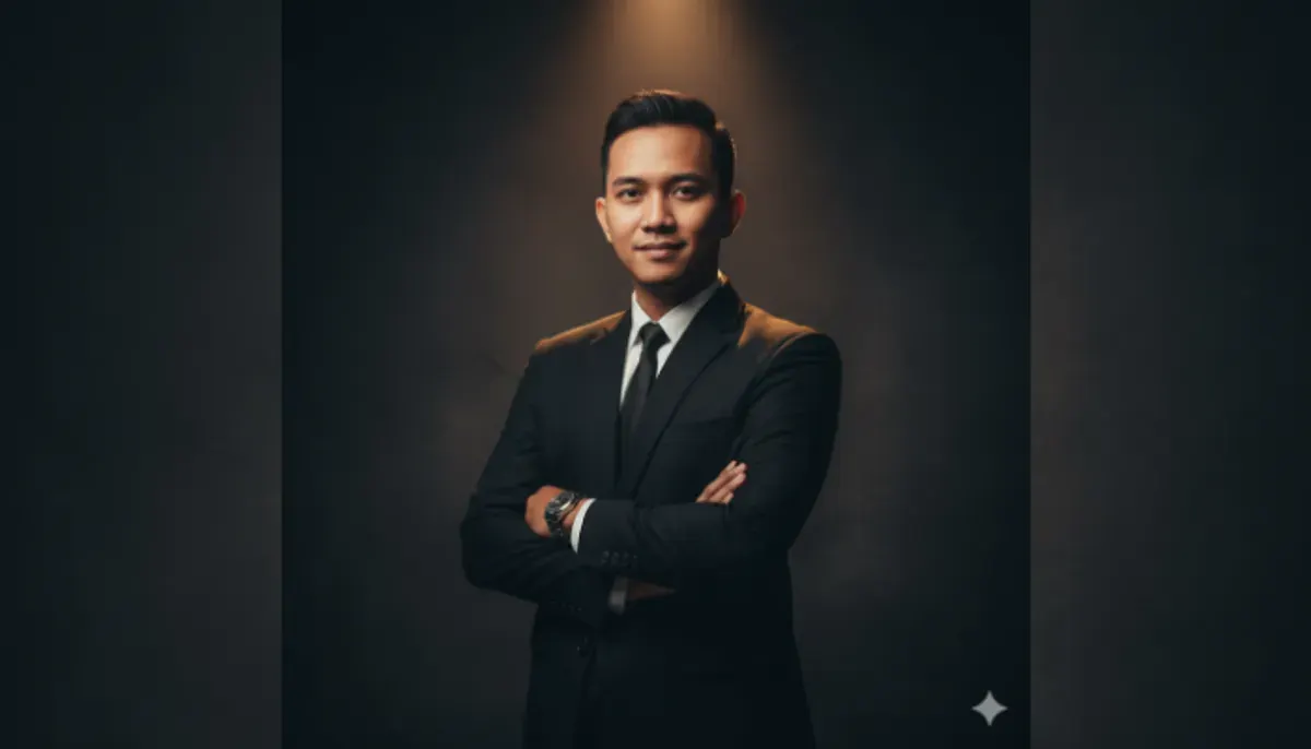 Kini kamu bisa tampil seperti boss muda lewat foto AI profesional. Simak kumpulan prompt Gemini AI yang bikin hasil fotomu tampak elegan dan bergaya mewah. (Sumber: Poskota/Gemini AI)