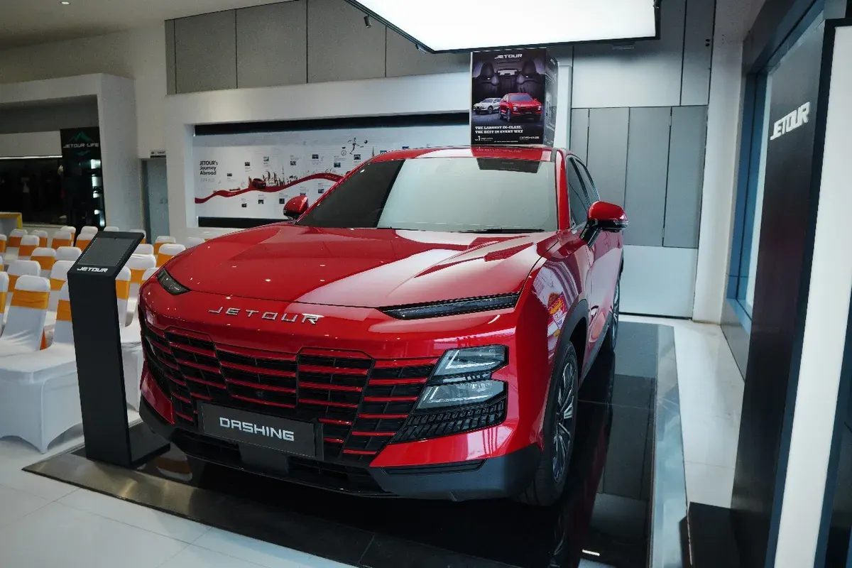 Showroom JETOUR Indonesia terbaru berkonsep 4S di Jenderal Sudirman Nomor 33A, Kayuringin Jaya, Kota Bekasi, Jawa Barat. (Sumber: Dok. JETOUR)