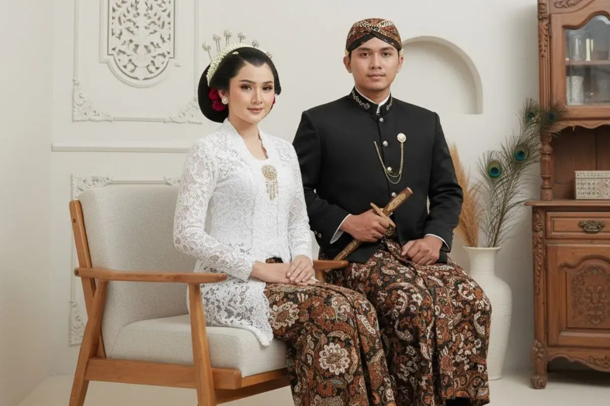 Tren viral edit foto AI prewedding. (Sumber: Istimewa)