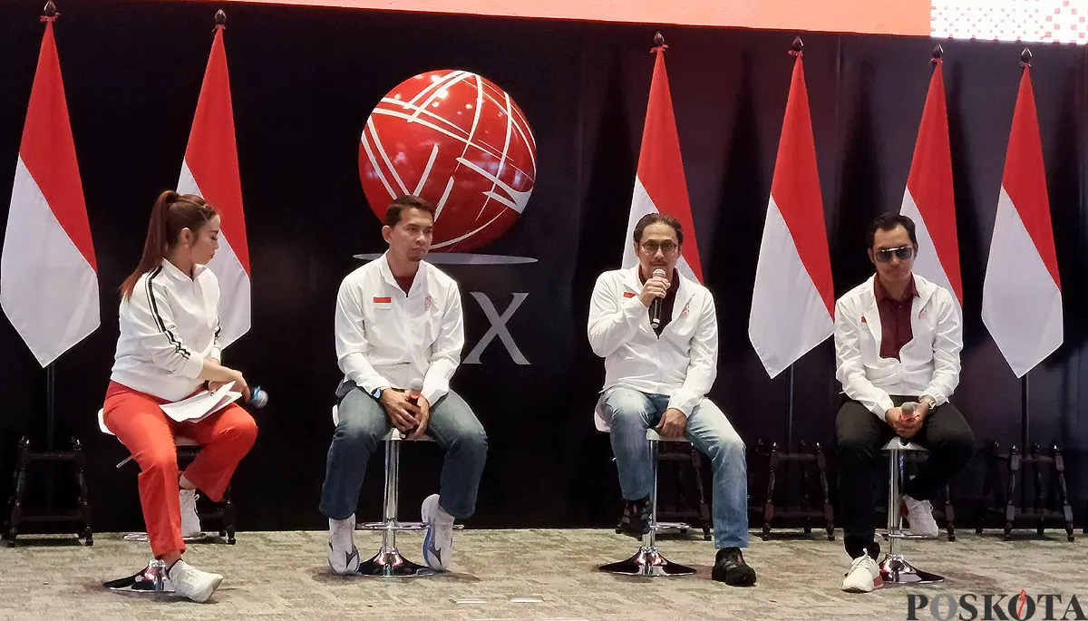 Konferensi pers Capital Market Run 2025 di Gedung Bursa Efek Indonesia (BEI), Jakarta Selatan, Selasa, 4 November 2025. (Sumber: POSKOTA | Foto: Ali Mansur)