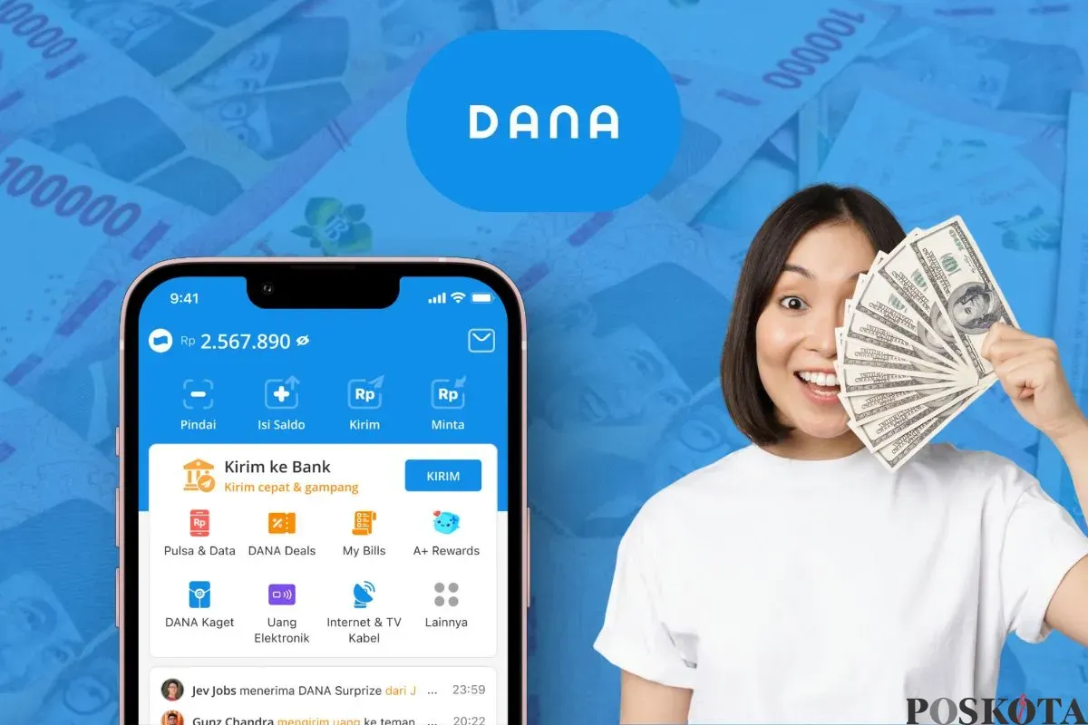 Klaim saldo DANA gratis dari aplikasi game. (Sumber: Istimewa)