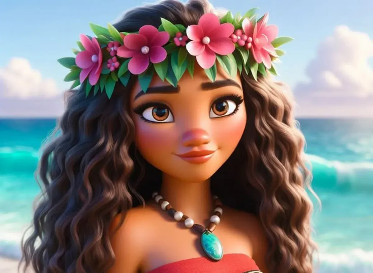 Sensasi Berlayar Bareng Moana! Begini Cara Gunakan Gemini AI Biar Fotomu Mirip Film Animasi 3D (Sumber: Pinterest)