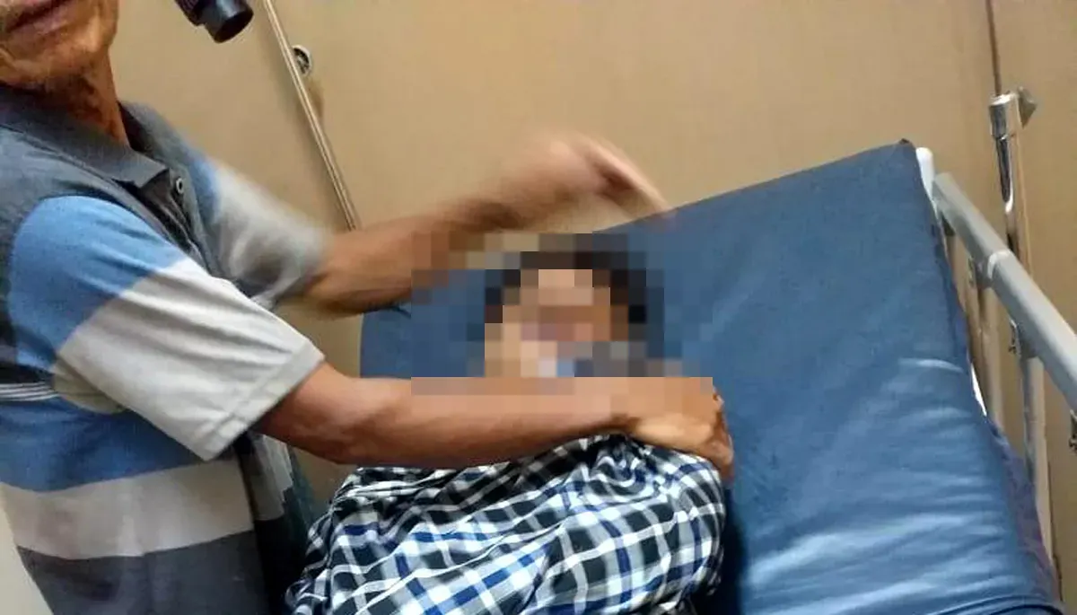 Salah satu korban yang tersambar petir. (Sumber: Istimewa)