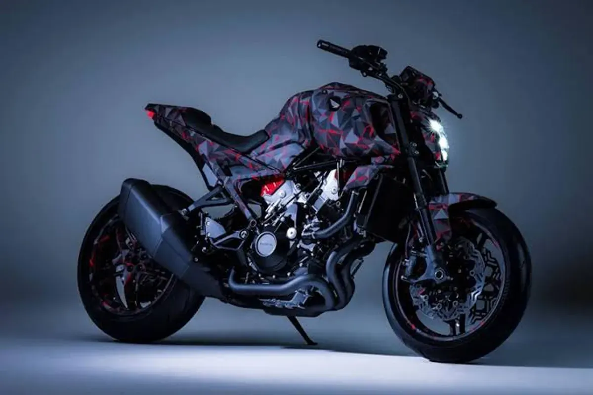 Honda memamerkan V3R 900 E-Compressor Prototype di EICMA 2025 Milan. (Sumber: Honda Global)