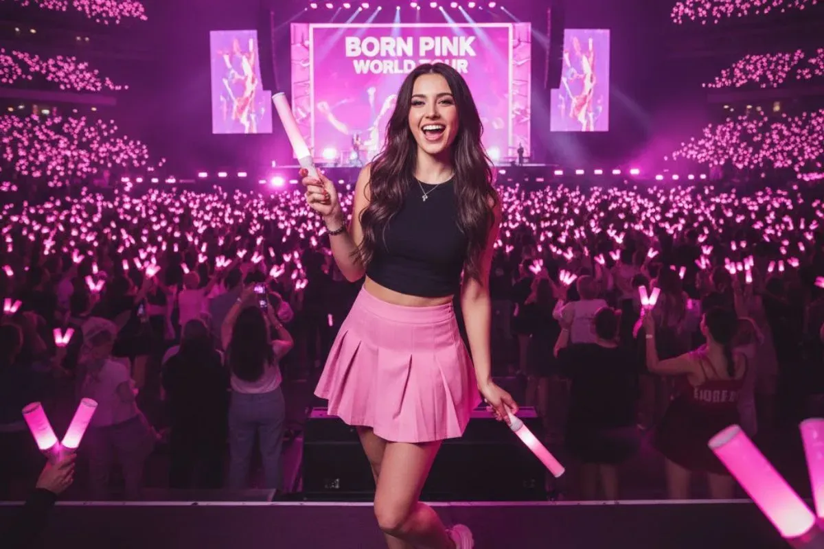 Edit foto seolah nonton konser BLACKPINK dengan Gemini AI (Sumber: Gemini AI)