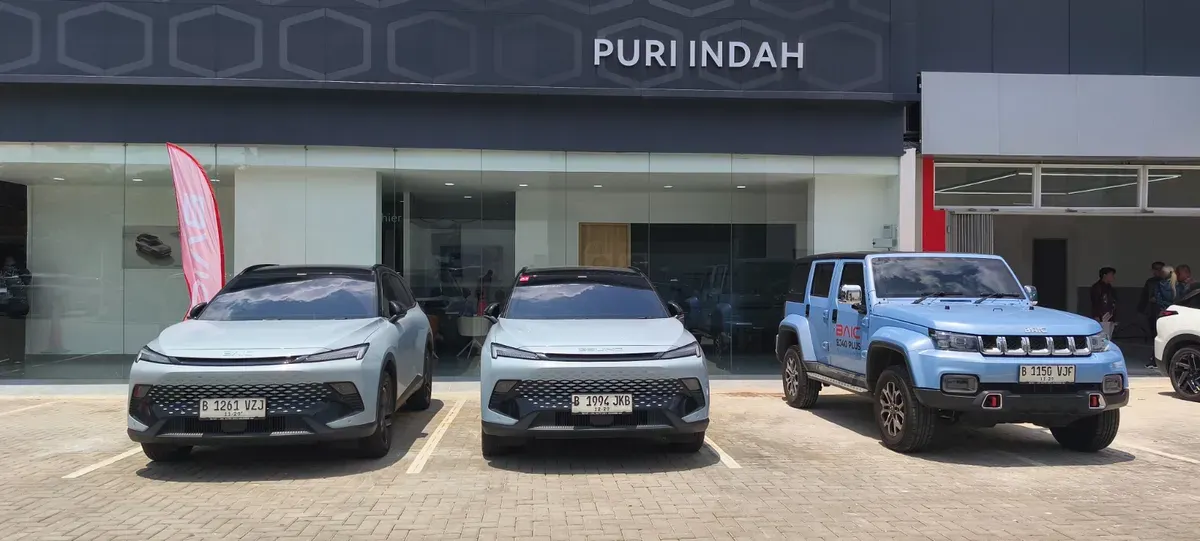 Ilustrasi BAIC Indonesia bakal membuka 22 dealer hingga 2026 mendatang. (Sumber: Poskota/Erwan Hartawan)