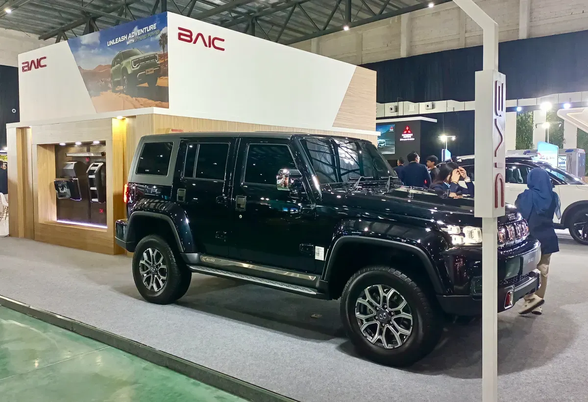 BAIC tampil di GIIAS Makassar 2025 dengan tiga SUV andalan. (Sumber: BAIC Indonesia)