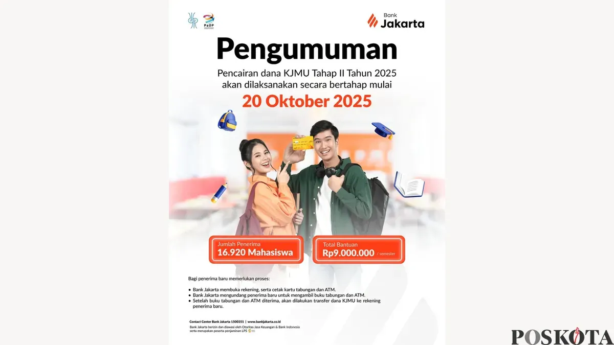 Cara Cairkan Bantuan KJMU Tahap 2 2025 di Bank DKI (Sumber: Instagram/upt.p4op)