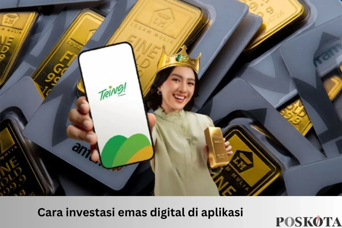 Cara investasi emas di aplikasi tring. (Sumber: Istimewa)