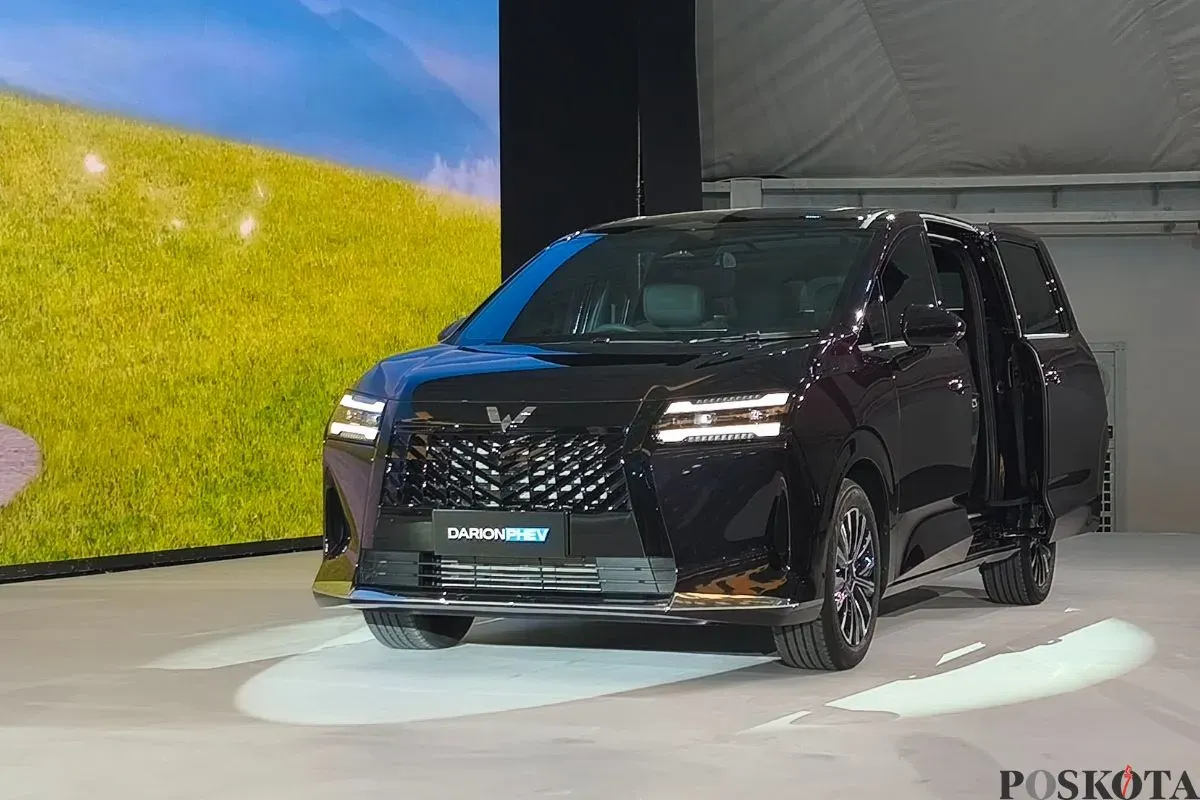 Mobil Wuling Darion sudah terpesan 300 unit sejak GIIAS Tangerang 2025. (Sumber: Poskota/Erwan Hartawan)