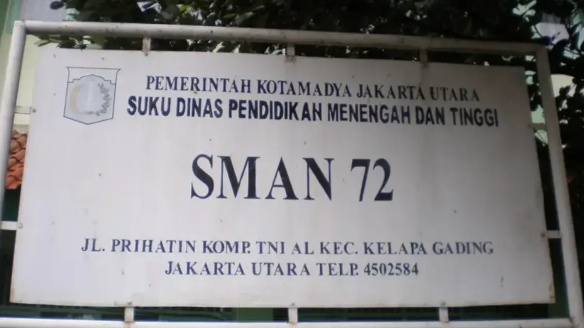 Ini Alasan SMAN 72 Jakarta Jadi Incaran Siswa Berprestasi (Sumber: Dok/@kemendikdasmen.go.id)