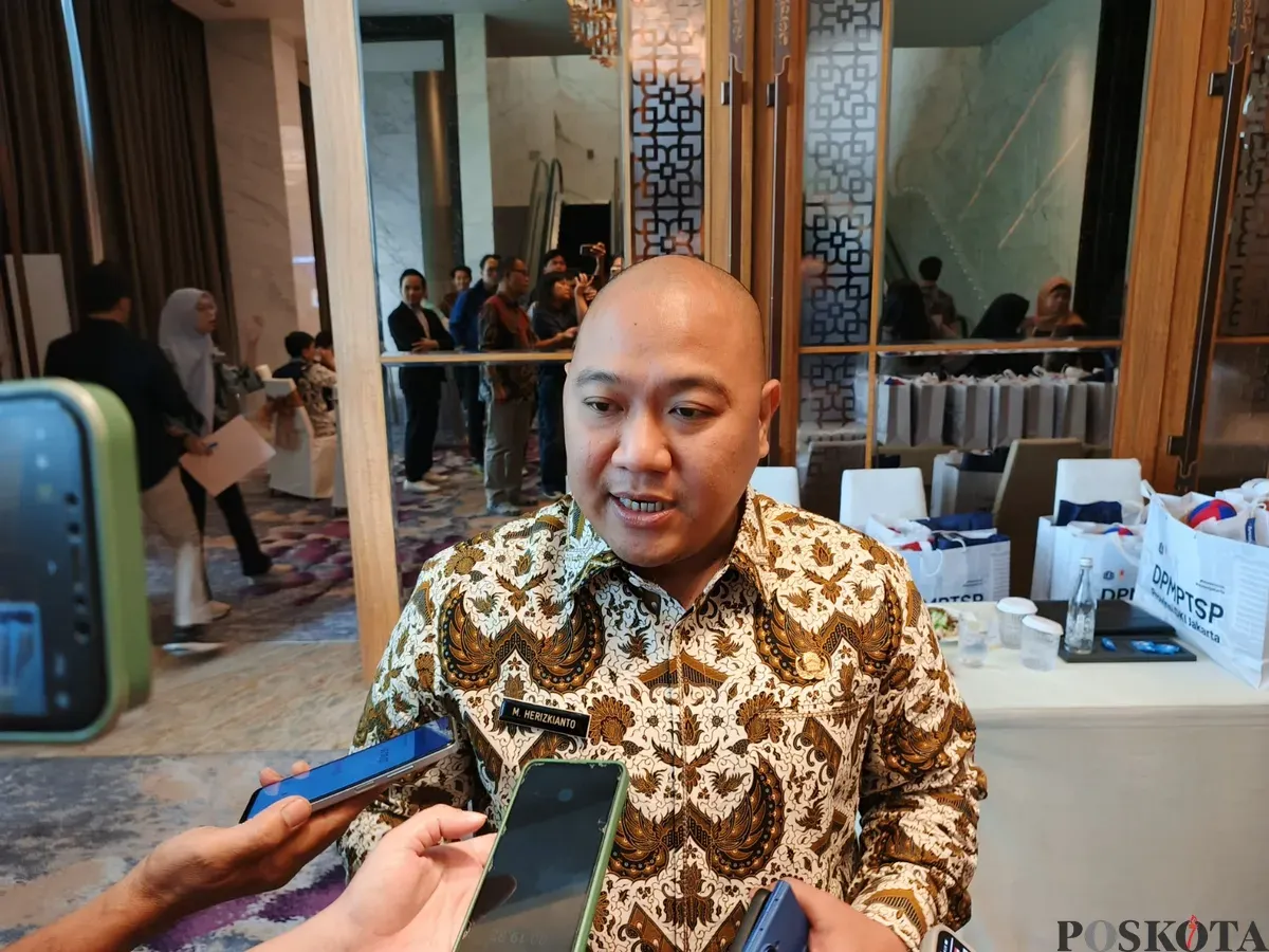 Wakil Kepala DPMPTSP DKI Jakarta Muhammad Herizkianto menyebut realisasi investasi Jakarta terus menunjukkan tren positif dengan peningkatan rata-rata mencapai 27,2 persen setiap tahun. (Sumber: Poskota/M. Tegar Jihad)