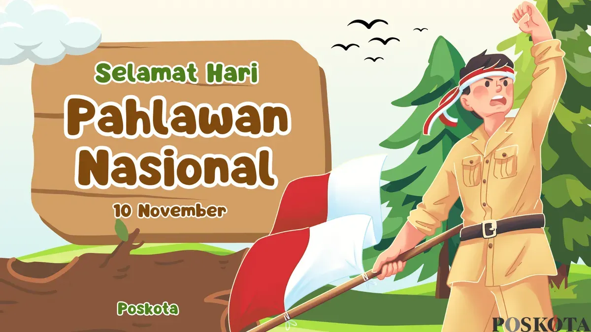 Download Ratusan Poster Hari Pahlawan 10 November, Bisa Edit Sesuka Hati (Sumber: Canva/Edited Muhammad Ibrahim)