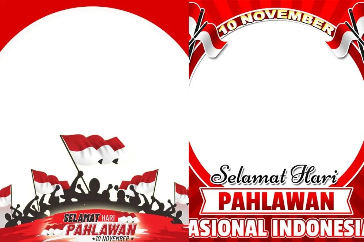 Kumpulan Link Twibbon Hari Pahlawan 2025: Desain Gratis untuk Pasang Foto dan Ucapan Selamat 10 November (Sumber: Pinterest)