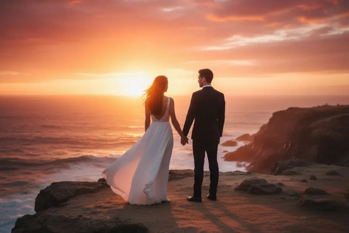 Contoh prompt Gemini AI foto prewedding. (Sumber: Istimewa)