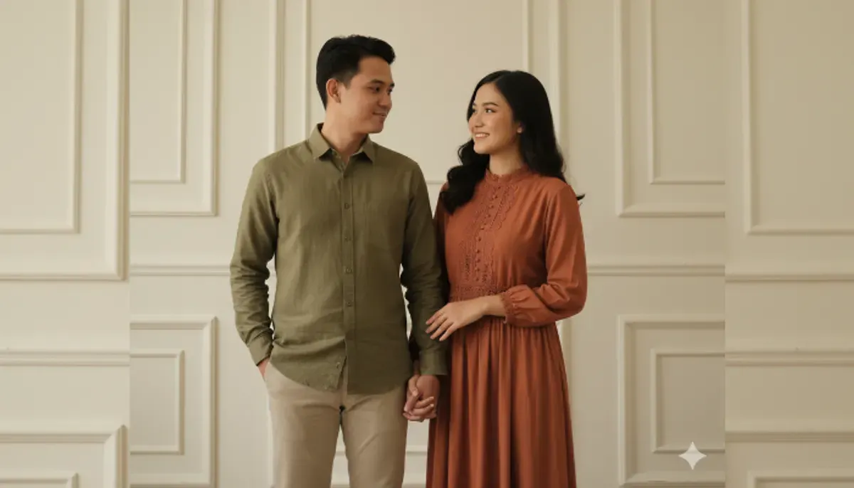 5 Prompt Gemini AI terbaik untuk foto pasangan romantis. Hasil aesthetic dan realistis secara gratis! Coba sekarang dan dapatkan foto couple impian hanya dalam hitungan menit. (Sumber: Poskota/Gemini AI Generated)