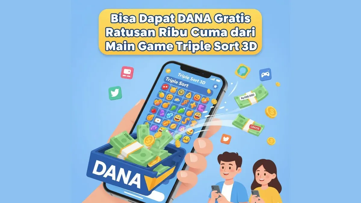 Dapat saldo DANA gratis ratusan ribu cuma dari main game (Sumber: Gemini AI)