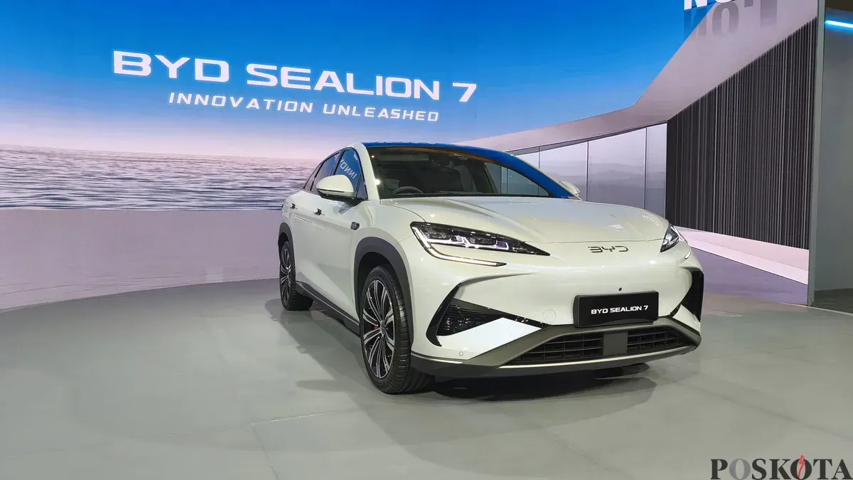 Perusahaan BYD berhasil masuk sepuluh besar mobil terlaris di Indonesia pada periode Januari-Oktober 2025. (Sumber: Poskota/Erwan Hartawan)
