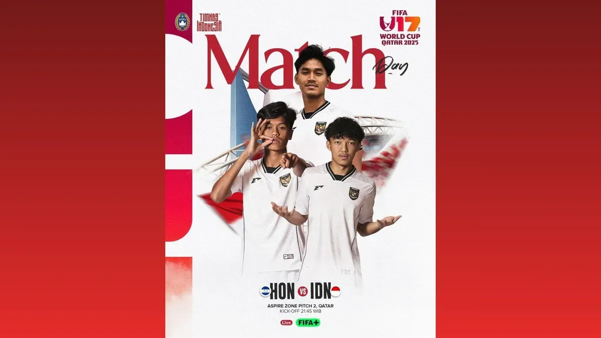 Indonesia harus menang telak atas Honduras (Sumber: X/@TimnasIndonesia)