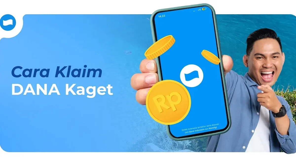 Cara klaim link saldo DANA gratis lewat fitur DANA Kaget. (Sumber: DANA)